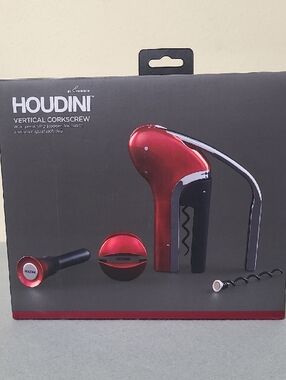 Houdini Red Vertical‎ Corkscrew Wine Opener